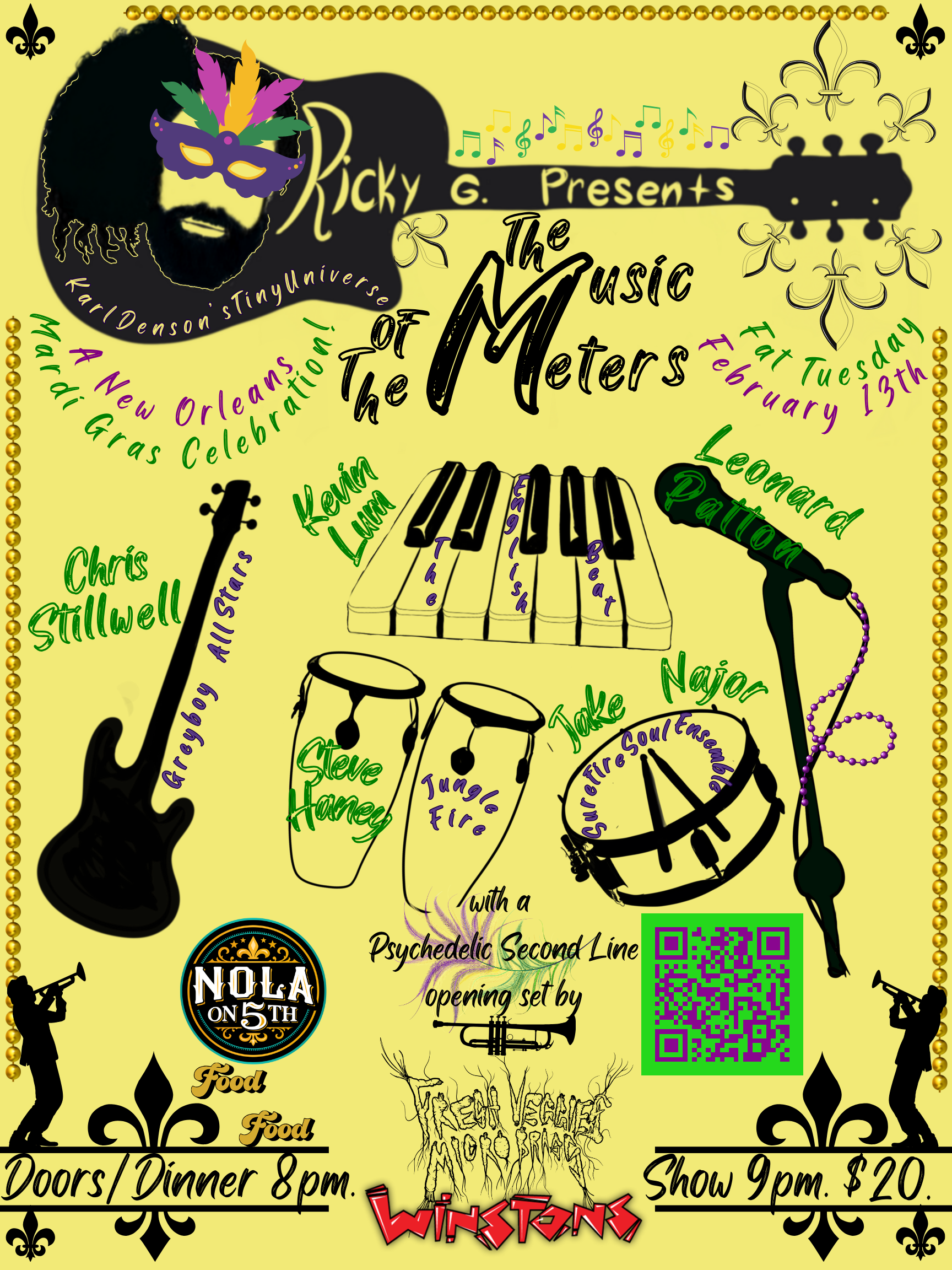 Ricky G Presents: The Music of The Meters A New Orleans Mardi Gras 